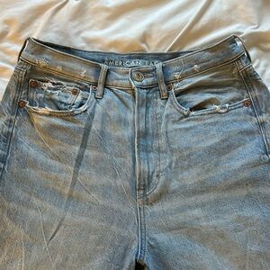 american eagle high rise boyfriend jeans